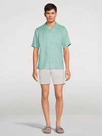 Noll Linen Relaxed Short-Sleeve Shirt