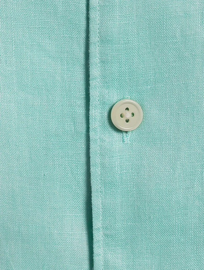 Noll Linen Relaxed Short-Sleeve Shirt