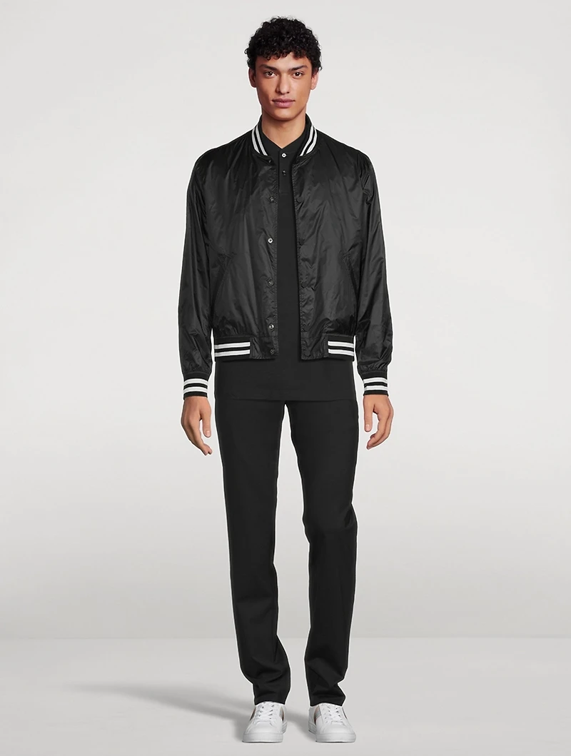 Recycled Nylon Varsity Jacket