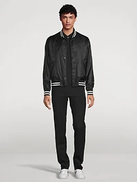 Recycled Nylon Varsity Jacket