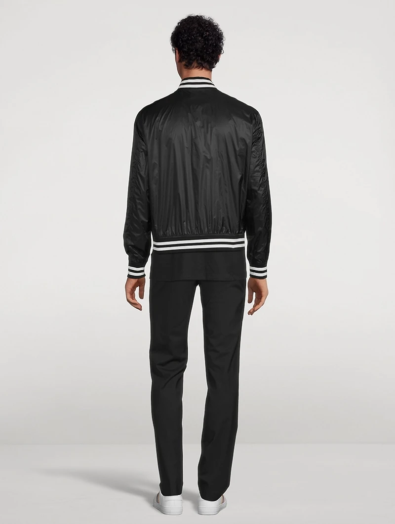 Recycled Nylon Varsity Jacket