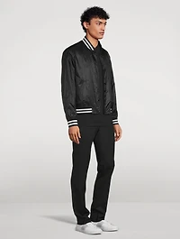 Recycled Nylon Varsity Jacket