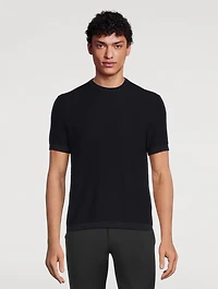 Myhlo Cotton-Blend Ribbed T-Shirt