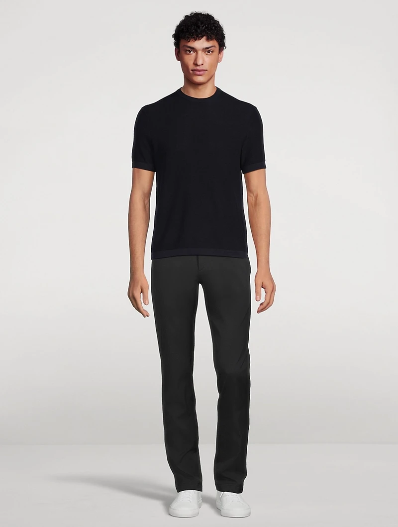 Myhlo Cotton-Blend Ribbed T-Shirt