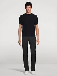 Myhlo Cotton-Blend Ribbed T-Shirt