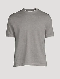 Kolben Linen And Cotton T-Shirt