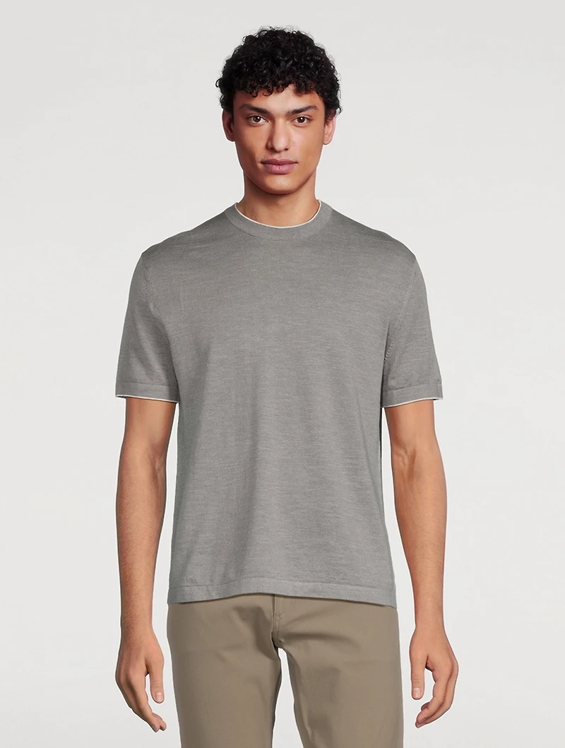 Kolben Linen And Cotton T-Shirt
