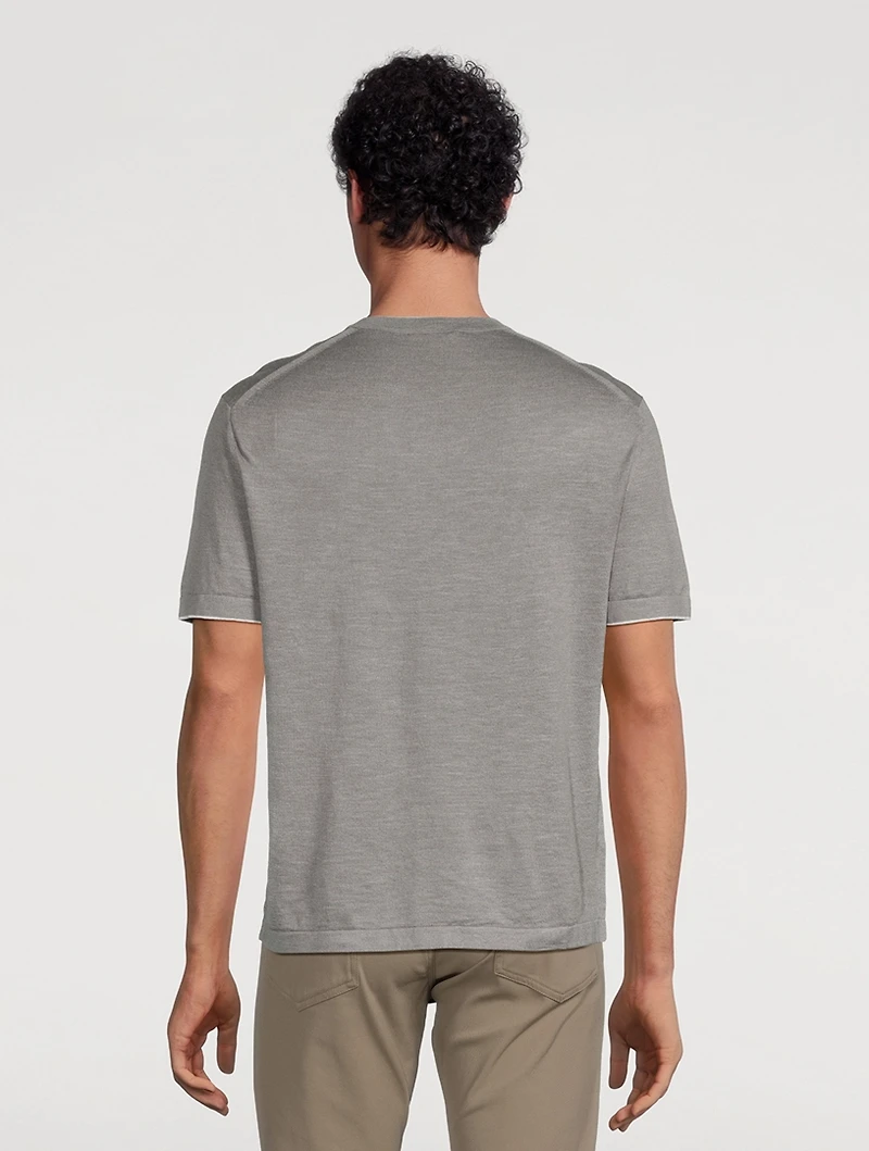 Kolben Linen And Cotton T-Shirt