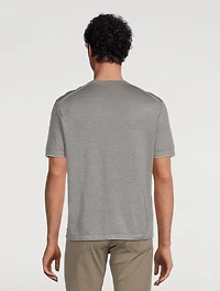 Kolben Linen And Cotton T-Shirt