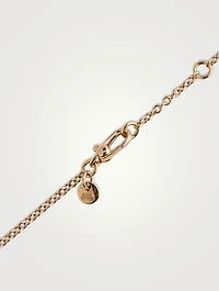 Nudo 18K Rose Gold Classic Pendant Necklace With Sky Blue Topaz And Diamonds