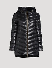 Ultralight Nylon Down A-Line Jacket