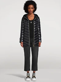 Ultralight Nylon Down A-Line Jacket