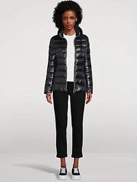 Claudia Faux Fur-Trimmed Down Jacket