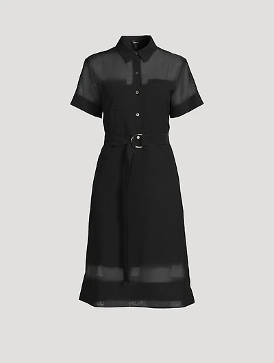 Belted Shirt Dress