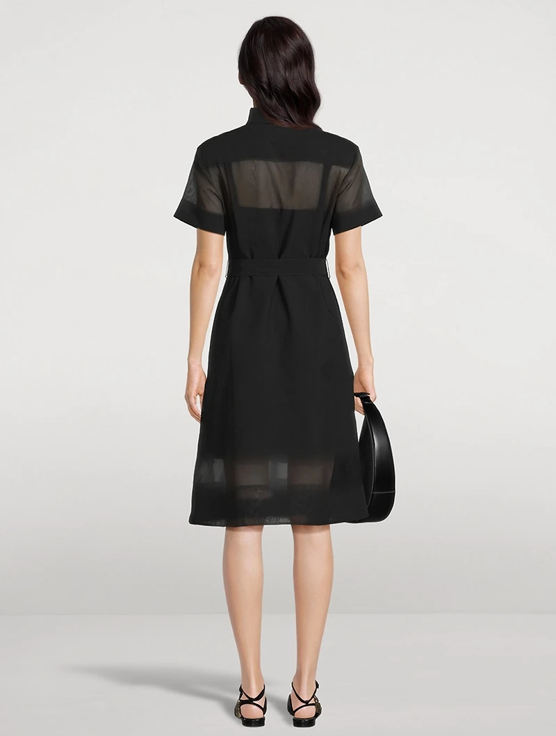 Belted Shirt Dress