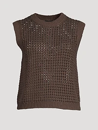 Crochet Cotton Sweater Vest