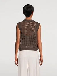 Crochet Cotton Sweater Vest