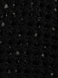 Crochet Cotton Camp Shirt