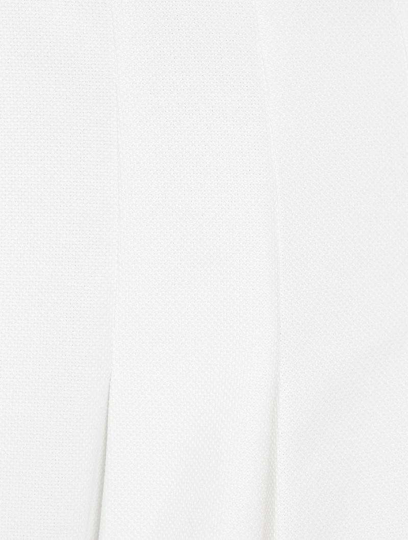 Cotton Piqué Tennis Skirt