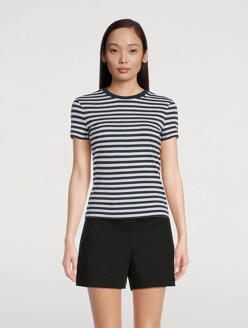 Tiny Organic Cotton T-Shirt Stripe Print