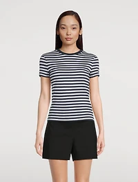 Tiny Organic Cotton T-Shirt Stripe Print