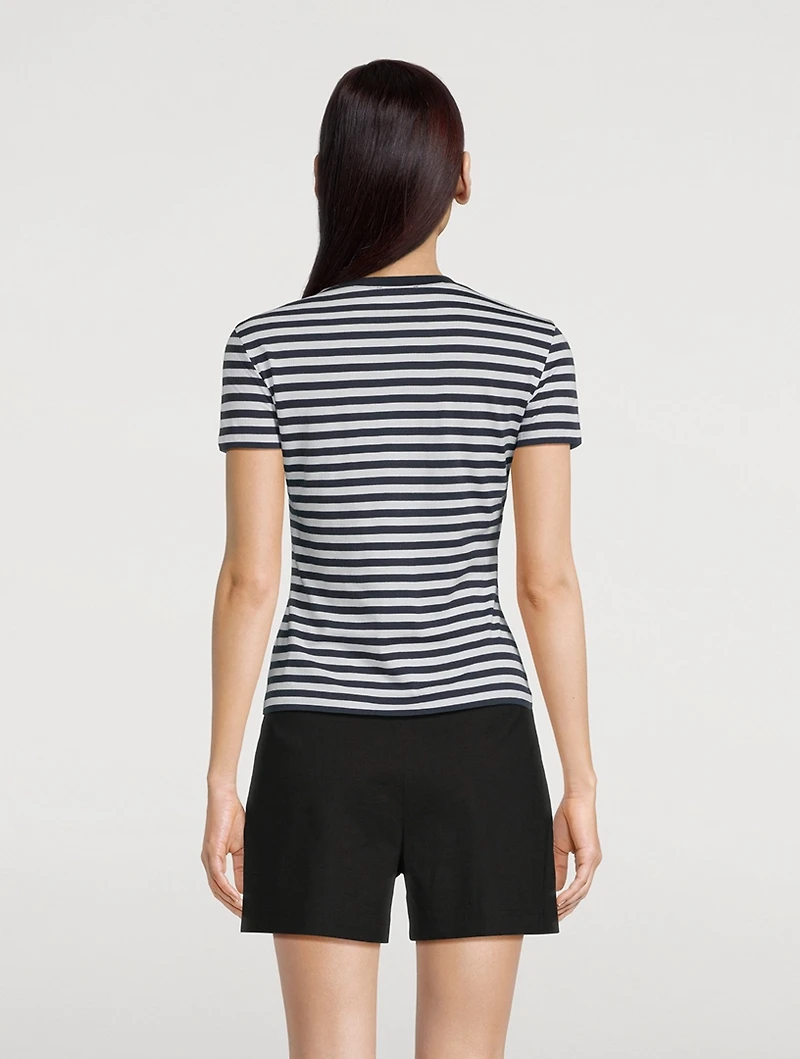 Tiny Organic Cotton T-Shirt Stripe Print