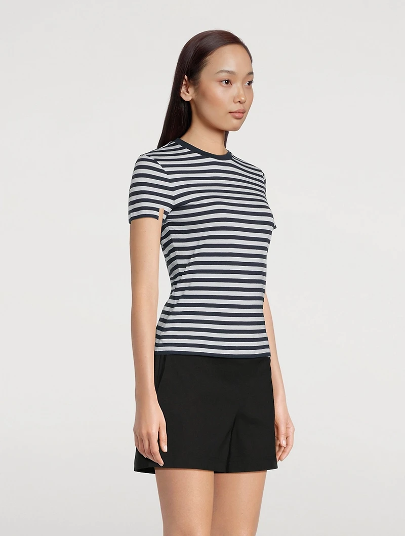Tiny Organic Cotton T-Shirt Stripe Print