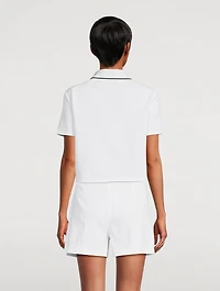 Zip-Front Polo Shirt
