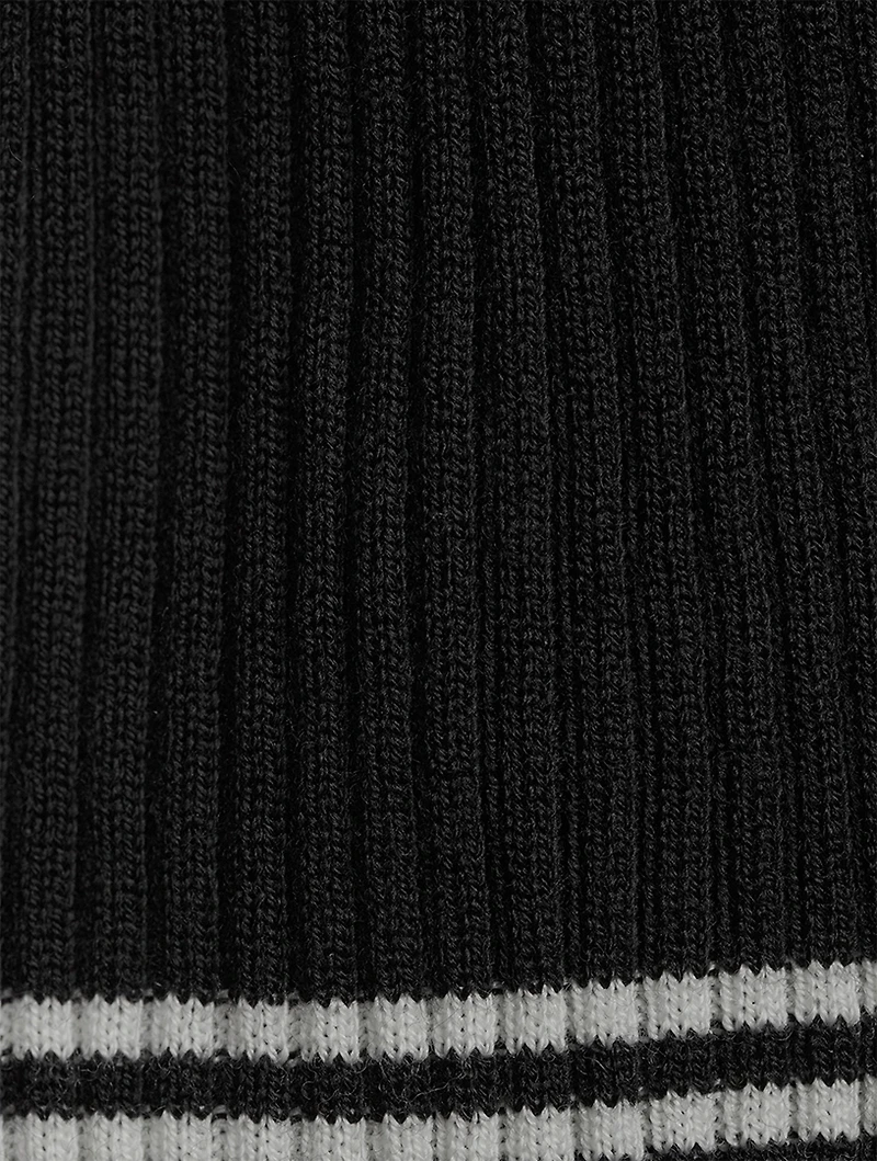 Stretch Wool Cardigan