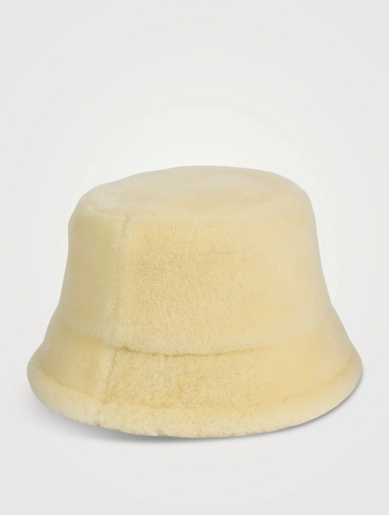 Shearling Bucket Hat