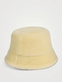 Shearling Bucket Hat