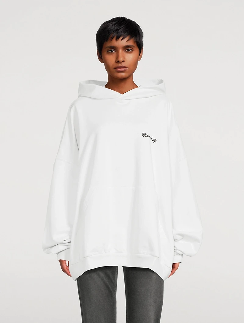 Bleed-Through Oversized Hoodie