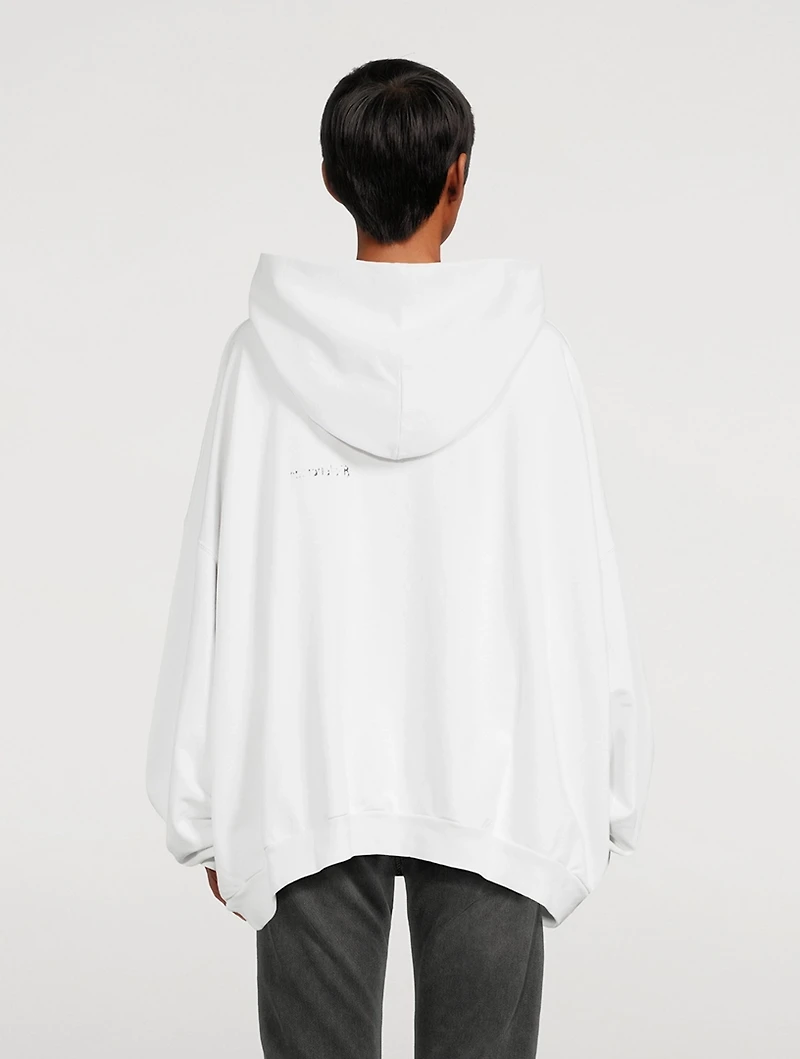 Bleed-Through Oversized Hoodie