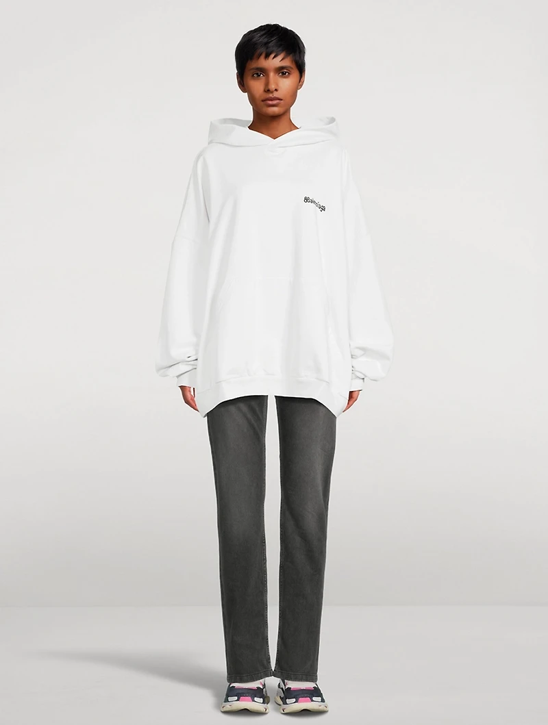 Bleed-Through Oversized Hoodie