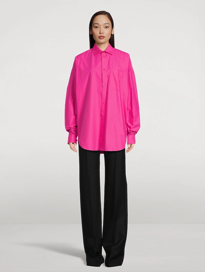 Cocoon Poplin Shirt