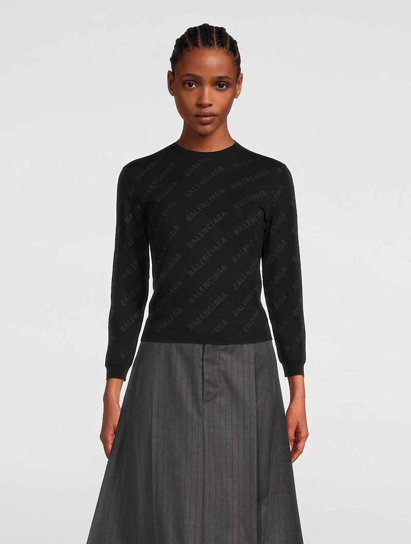 Logo Intarsia Sweater