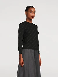 Logo Intarsia Sweater