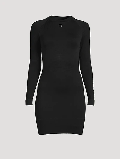 B Activewear Long-Sleeve Mini Dress
