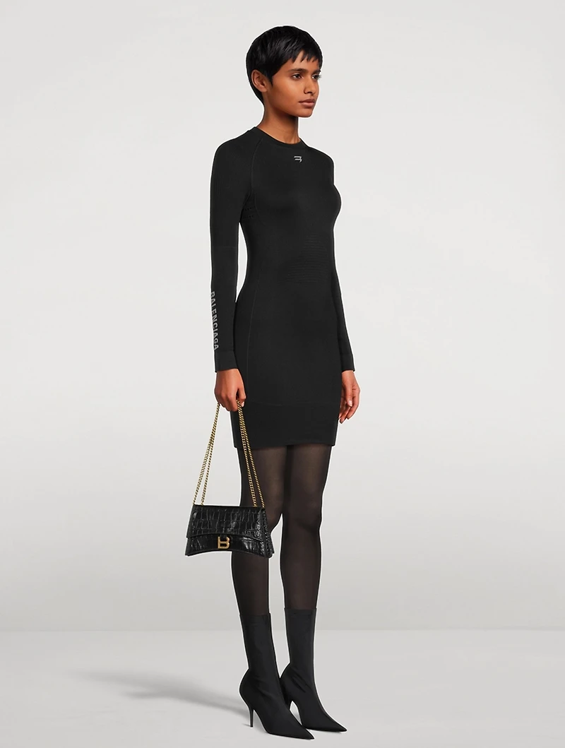 B Activewear Long-Sleeve Mini Dress