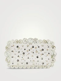 Eos Embellished Transparent Clutch