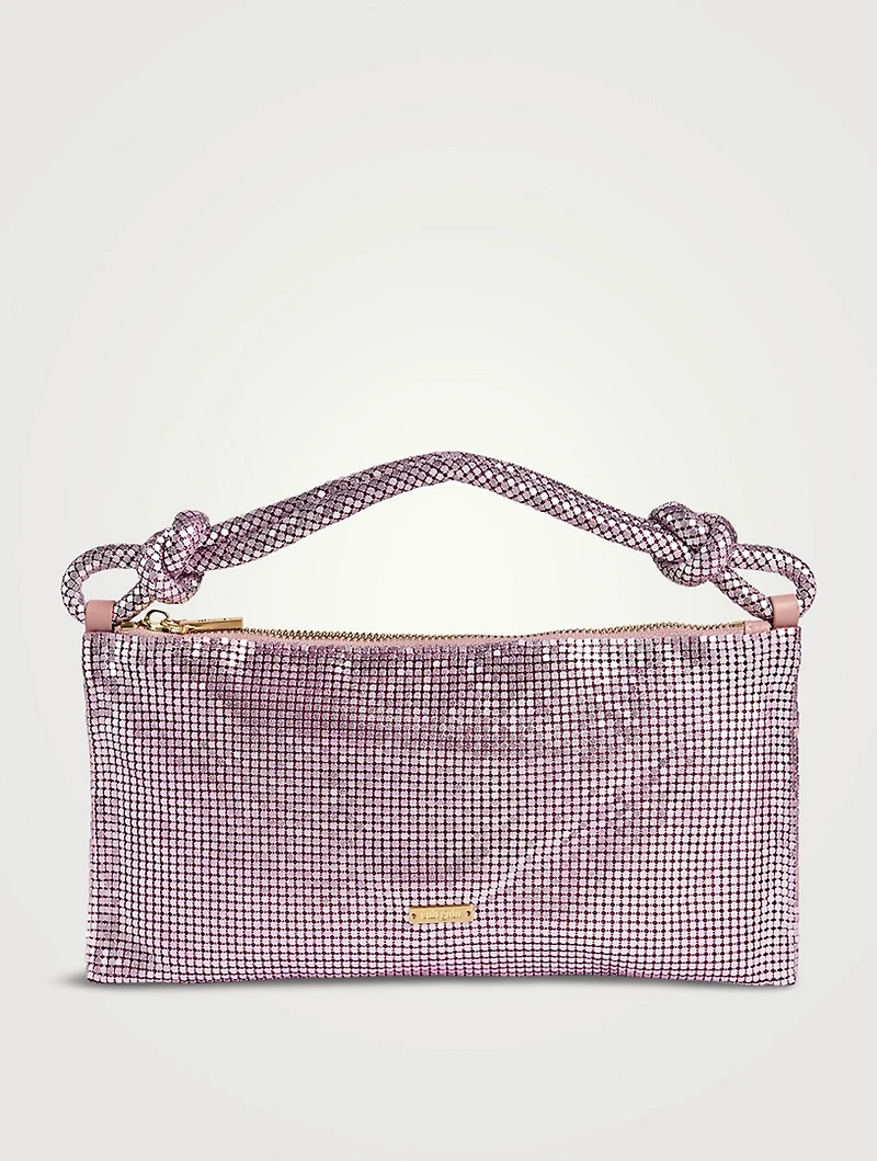 Nano Hera Crystal Mesh Shoulder Bag
