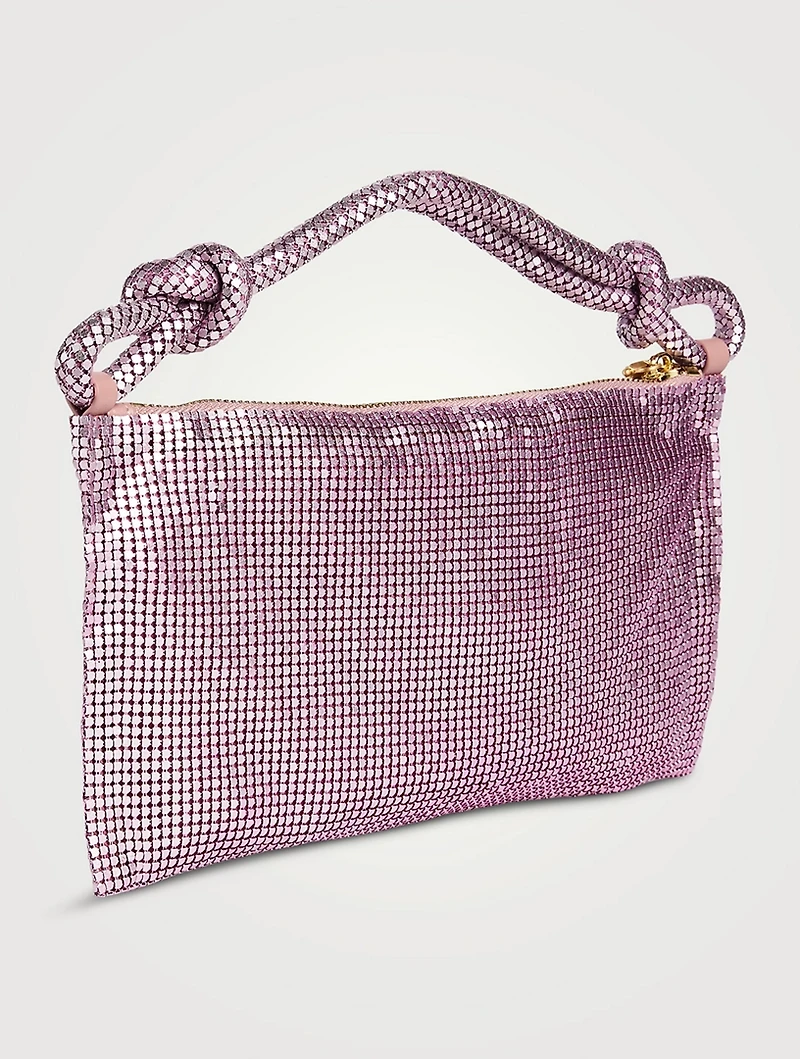 Nano Hera Crystal Mesh Shoulder Bag