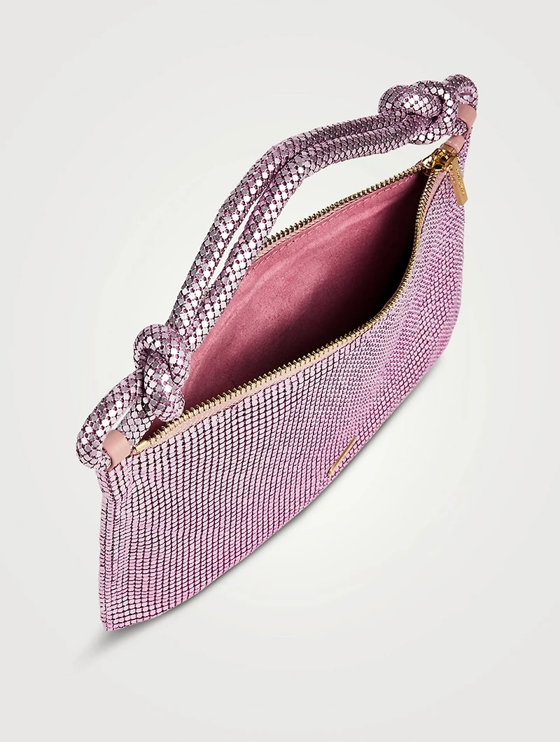 Nano Hera Crystal Mesh Shoulder Bag