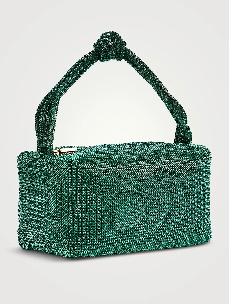 Mini Sienna Crystal Mesh Shoulder Bag