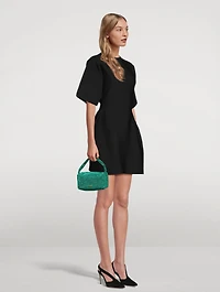 Mini Sienna Crystal Mesh Shoulder Bag