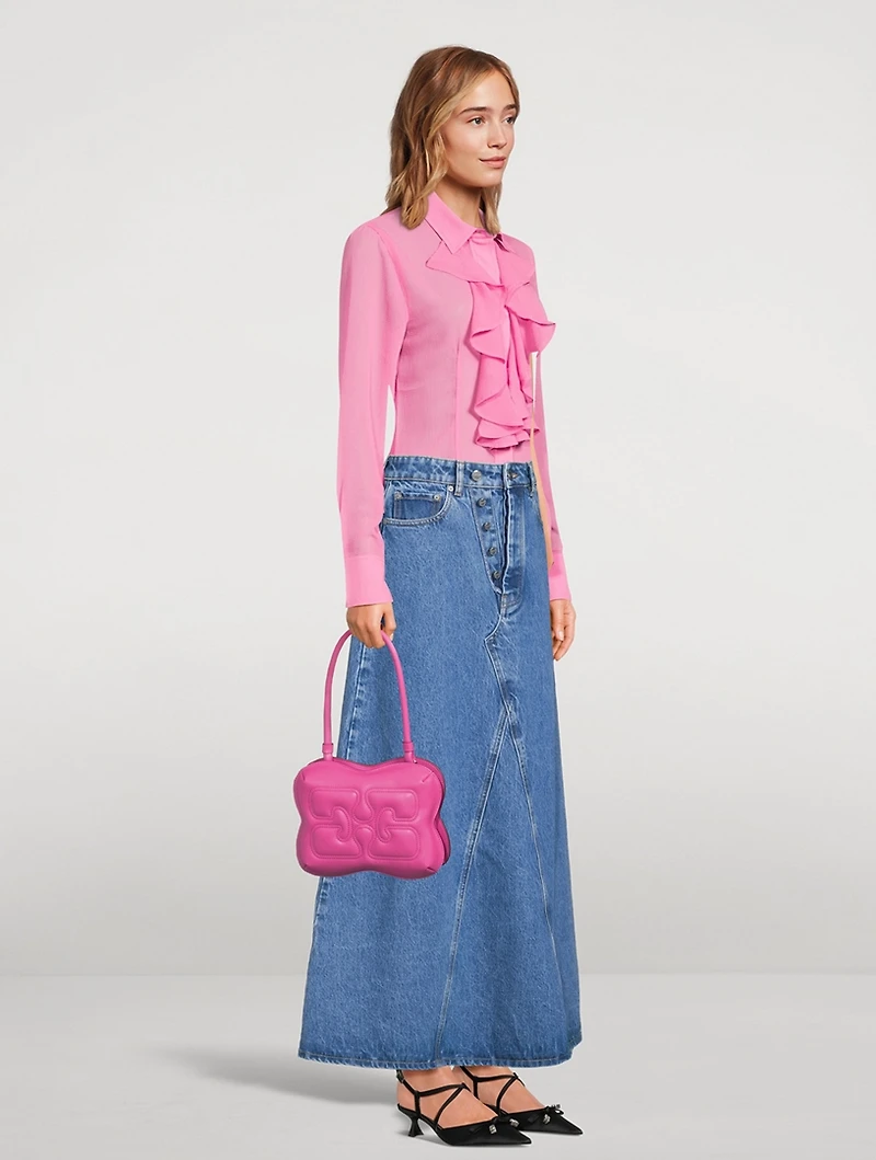 Butterfly Top Handle Bag