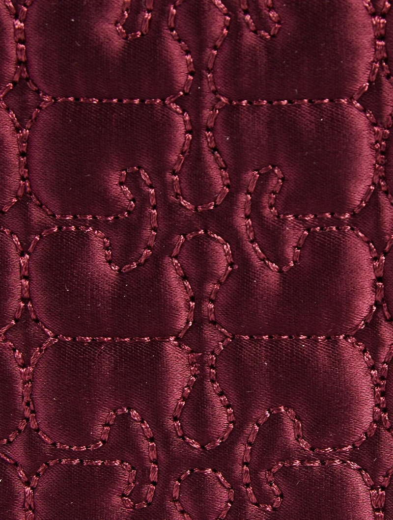 Small Quilted Satin Shoulder Bag