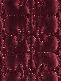 Small Quilted Satin Shoulder Bag
