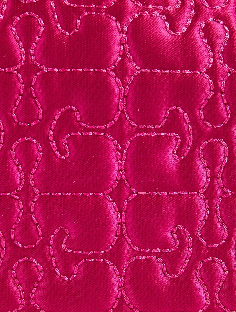 Small Quilted Satin Shoulder Bag