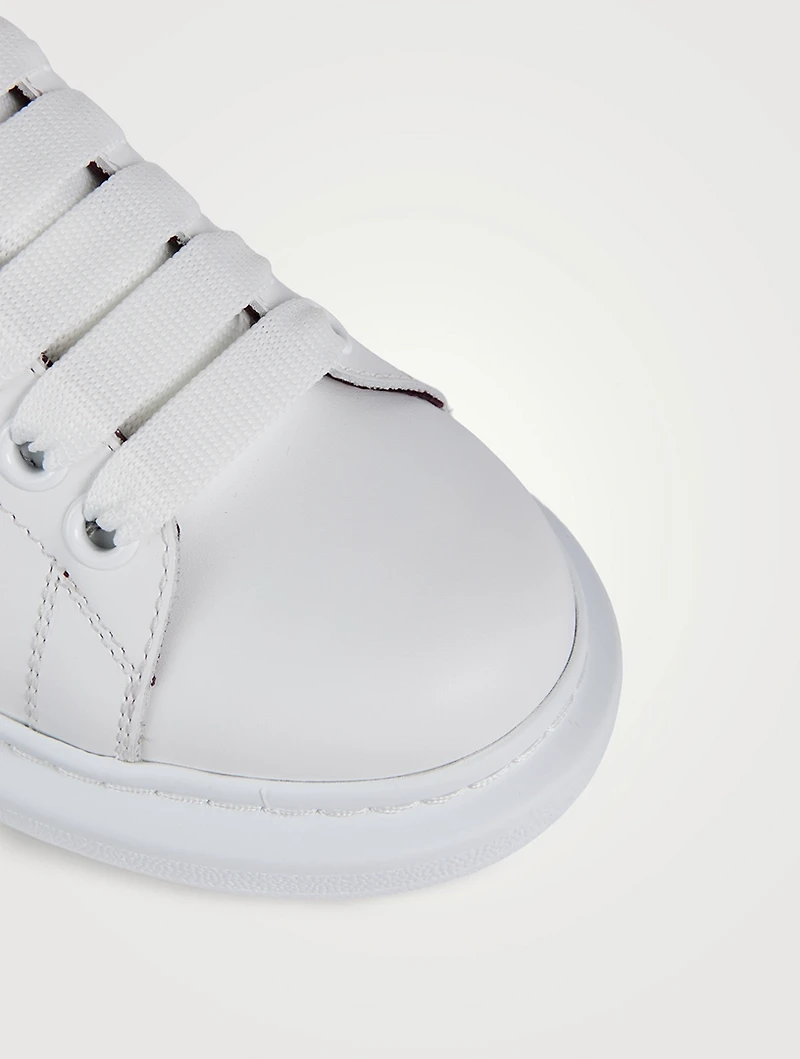 Oversized Embellished Leather Sneakers